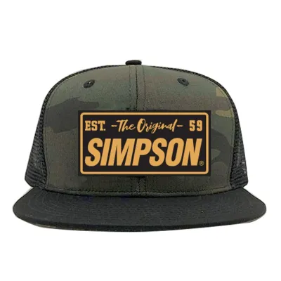 Simpson Camo Snap-Back Hat