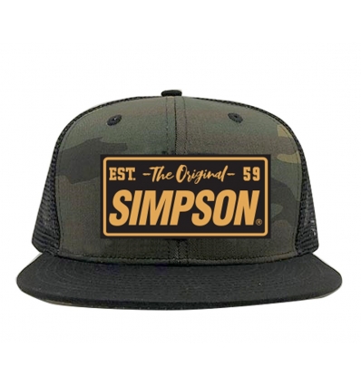 Simpson Camo Snap-Back Hat