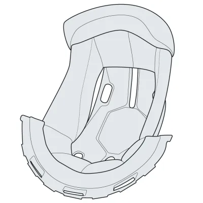 Darksome Interior Top Cap Padding