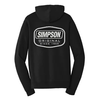 Simpson Burn Out Logo Hoodie